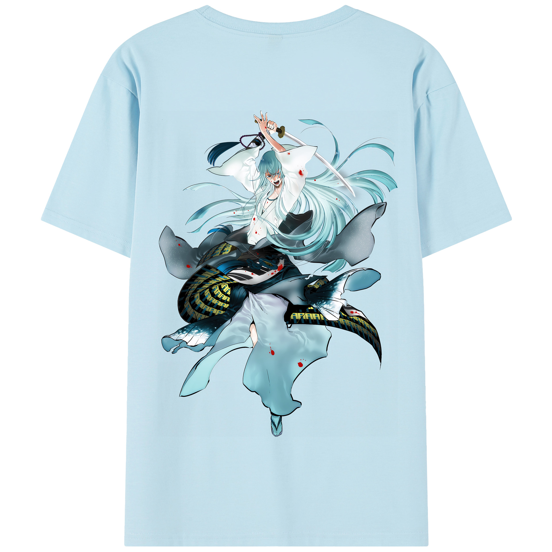 （画像用） 刀剣乱舞 Touken Ranbu 綿100％半袖Tシャツ（背面プリント）